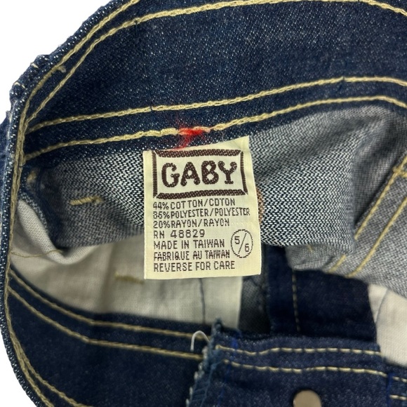NWT Gaby Straight Leg Blue Jeans MS/Junior Size 5/6‎ - Picture 7 of 14
